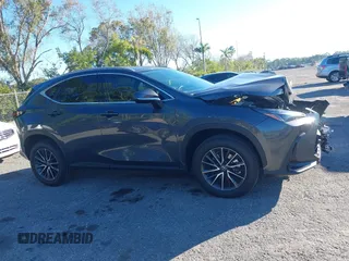 2025 Lexus NX with VIN 2T2ADCAZ0SC020938, listed as a IAAI auction lot 41296217 with 588 mi miles. Bid and sale history available at carsss.com. Image 13.