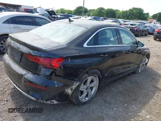 2023 Audi A3 Premium with VIN WAUAUDGY6PA038216, listed as a IAAI auction lot 42030266 with 28,384 mi miles and . Bid and sale history available at DreamBid. Image 4.