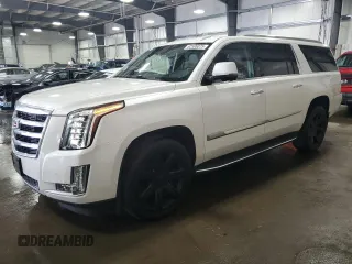 2016 Cadillac Escalade ESV Luxury Collection with VIN 1GYS4HKJ7GR418430, listed as a Copart auction lot 62506075 with 91,313 mi miles and Salvage title. Bid and sale history available at DreamBid. Image 1.