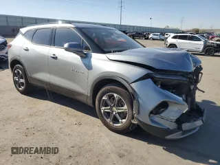 2023 Chevrolet Blazer LT with VIN 3GNKBCR44PS126057, listed as a Copart auction lot 52171155 with 16,230 mi miles and Salvage title. Bid and sale history available at DreamBid. Image 4.