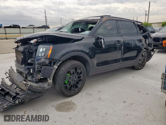2021 Kia Telluride SX with VIN 5XYP5DHC5MG115103, listed as a Copart auction lot 59168745 with 159,337 mi miles and Non repairable. Bid and sale history available at DreamBid. Image 1.