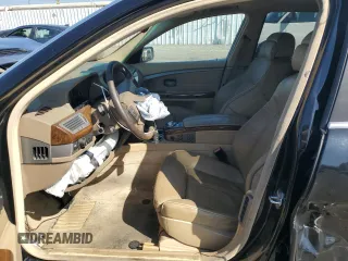2003 BMW 7 Series 745Li with VIN WBAGN63413DR12213, listed as a Copart auction lot 72643284 with 186,506 mi miles and Salvage Title. Bid and sale history available at carsss.com. Image 7.