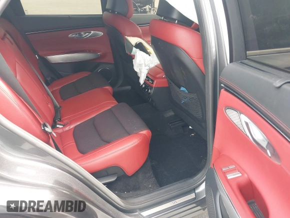 2023 Genesis GV70 2.5T with VIN KMUMADTBXPU094777, listed as a IAAI auction lot 42447363 with 31,683 mi miles and . Bid and sale history available at DreamBid. Image 8.