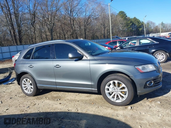 2013 Audi Q5 Premium Plus with VIN WA1LFBFP5DA041388, listed as a IAAI auction lot 41218589 with 82,258 mi miles. Bid and sale history available at carsss.com. Image 14.