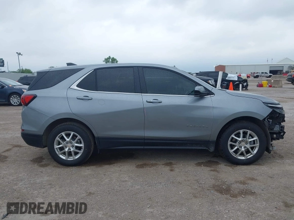 2024 Chevrolet Equinox LT with VIN 3GNAXKEG8RS157449, listed as a IAAI auction lot 42152265 with 39,351 mi miles and . Bid and sale history available at DreamBid. Image 14.