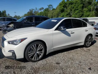 2024 Infiniti Q50 3.0t SIGNATURE EDITION with VIN JN1EV7CR8RM631212, listed as a Copart auction lot 51426455 with 15,687 mi miles and Clean Title. Bid and sale history available at carsss.com. Image 1.
