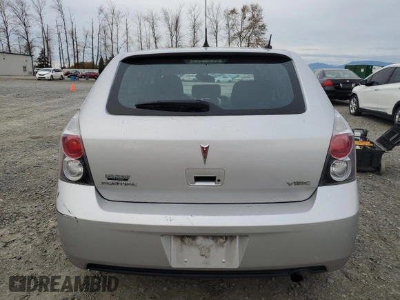 2009 Pontiac Vibe w/1SA with VIN 5Y2SP67839Z441021, listed as a Copart auction lot 78868514 with 64,659 mi miles and Salvage Title. Bid and sale history available at carsss.com. Image 6.