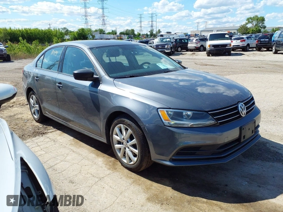 2015 Volkswagen Jetta SE with VIN 3VWD07AJ7FM348009, listed as a IAAI auction lot 42348474 with 107,753 mi miles and . Bid and sale history available at DreamBid. Image 1.