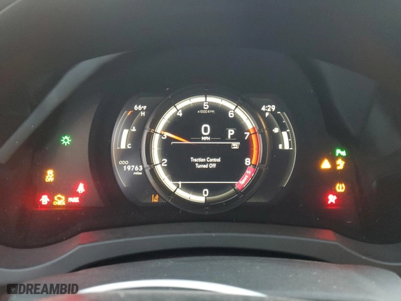 2022 Lexus RC with VIN JTHGZ5BC0N5025157, listed as a Copart auction lot 86019704 with 19,763 mi miles and Salvage Title. Bid and sale history available at carsss.com. Image 9.
