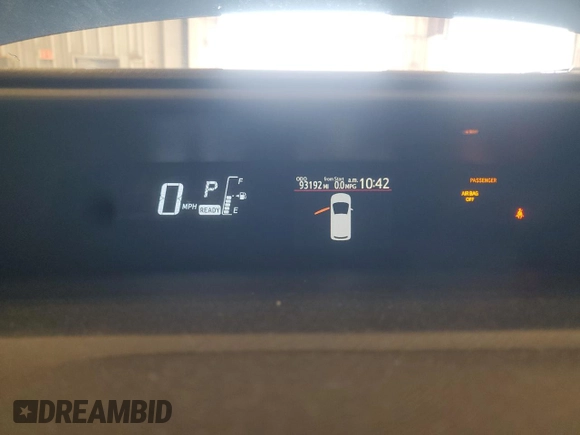 2017 Toyota Prius One with VIN JTDKDTB3XH1590946, listed as a Copart auction lot 55659035 with 93,192 mi miles and Salvage title. Bid and sale history available at DreamBid. Image 9.