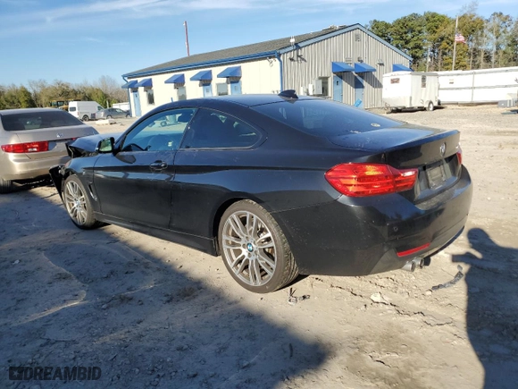 2016 BMW 4 Series 428i with VIN WBA3N7C50GK228896, listed as a Copart auction lot 48187025 with 59,850 mi miles and Salvage Title. Bid and sale history available at carsss.com. Image 2.