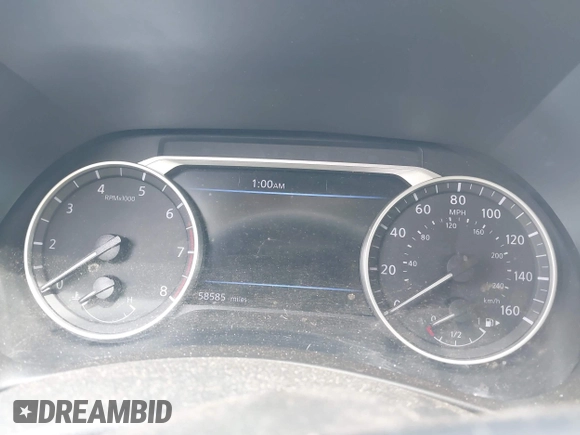2021 Nissan Sentra SV with VIN 3N1AB8CV5MY247808, listed as a IAAI auction lot 42012583 with 58,585 mi miles and . Bid and sale history available at DreamBid. Image 7.