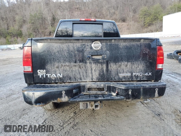 2013 Nissan Titan Pro-4X с VIN 1N6BA0EC2DN311329, выставлен на аукционе Copart как лот 45642715 с пробегом 122 221 миль миль и Списание • Salvage title. История ставок и продаж доступна на DreamBid. Изображение 6.