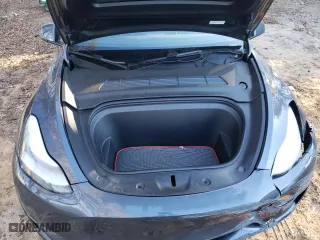 2023 Tesla Model Y Long Range with VIN 7SAYGDEE6PA081723, listed as a Copart auction lot 87232354 with 28,774 mi miles and Salvage Title. Bid and sale history available at carsss.com. Image 12.