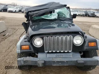 1999 Jeep Wrangler SE with VIN 1J4FY29P7XP484551, listed as a Copart auction lot 86881094 with 0 mi miles and Salvage Title. Bid and sale history available at carsss.com. Image 5.