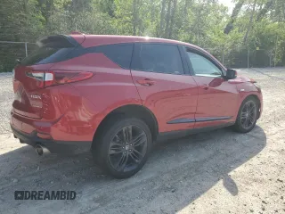 2019 Acura RDX w/A-Spec Pkg with VIN 5J8TC2H62KL008676, listed as a Copart auction lot 55479714 with 76,770 mi miles and Salvage title. Bid and sale history available at DreamBid. Image 3.