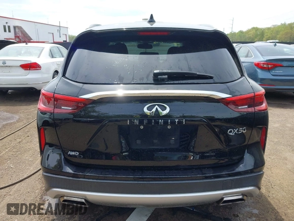 2019 Infiniti QX50 Essential with VIN 3PCAJ5M30KF138306, listed as a IAAI auction lot 42099096 with 73,587 mi miles and . Bid and sale history available at DreamBid. Image 17.
