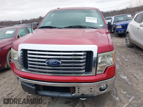 2011 Ford F-150 XL with VIN 1FTFX1ET4BKD64038, listed as a IAAI auction lot 41502320 with 174,635 mi miles. Bid and sale history available at carsss.com. Image 12.