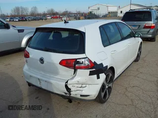 2017 Volkswagen Golf GTI S with VIN 3VW547AU4HM035425, listed as a IAAI auction lot 41529243 with 139,404 mi miles. Bid and sale history available at carsss.com. Image 4.