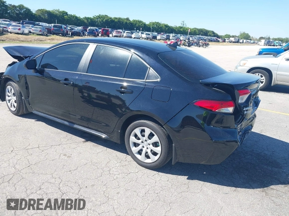 2025 Toyota Corolla LE with VIN 5YFB4MDE4SP230403, listed as a IAAI auction lot 41752177 with 12,414 mi miles. Bid and sale history available at carsss.com. Image 3.