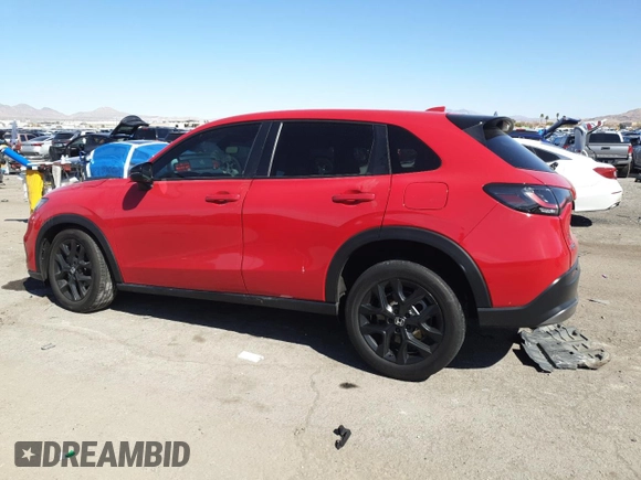 2023 Honda HR-V Sport with VIN 3CZRZ1H56PM734856, listed as a Copart auction lot 48596025 with 62,515 mi miles and Salvage Title. Bid and sale history available at carsss.com. Image 2.