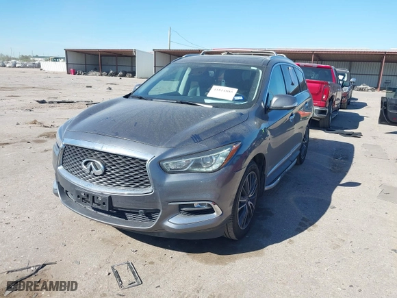 2017 Infiniti QX60 with VIN 5N1DL0MN0HC540260, listed as a IAAI auction lot 41814885 with 140,088 mi miles. Bid and sale history available at carsss.com. Image 19.