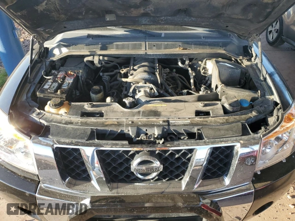 2012 Nissan Titan SV with VIN 1N6BA0ED5CN302776, listed as a Copart auction lot 55096625 with 128,484 mi miles and Salvage title. Bid and sale history available at DreamBid. Image 11.