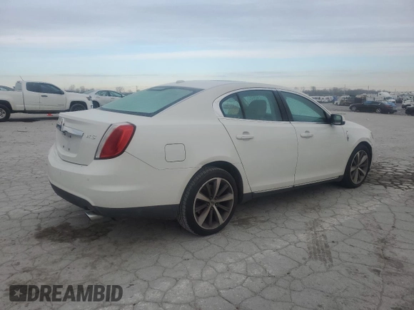 2009 Lincoln MKS with VIN 1LNHM93RX9G613958, listed as a Copart auction lot 49293785 with Not Provided miles and Salvage Title. Bid and sale history available at DreamBid. Image 3.
