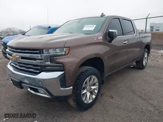2019 Chevrolet Silverado 1500 LTZ with VIN 3GCUYGEL9KG228891, listed as a IAAI auction lot 41053828 with 61,684 mi miles. Bid and sale history available at carsss.com. Image 2.