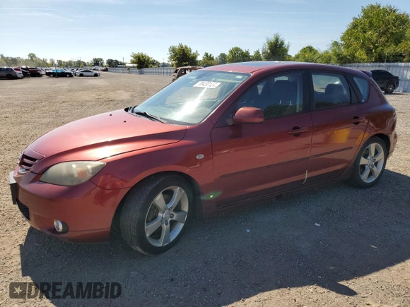 2006 Mazda 3 s with VIN JM1BK143961463934, listed as a Copart auction lot 70430124 with 238,221 mi miles and Salvage Title. Bid and sale history available at carsss.com. Image 1.