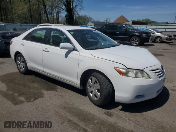 2009 Toyota Camry with VIN 4T1BE46K89U909146, listed as a Copart auction lot 54454665 with 201,621 mi miles and Salvage Title. Bid and sale history available at DreamBid. Image 4.