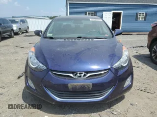 2013 Hyundai Elantra GLS with VIN 5NPDH4AE5DH444849, listed as a Copart auction lot 63580045 with 45,755 mi miles and Salvage title. Bid and sale history available at DreamBid. Image 5.