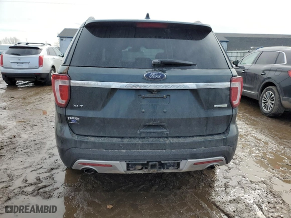 2016 Ford Explorer XLT with VIN 1FM5K8D84GGA24362, listed as a Copart auction lot 47049085 with 132,602 mi miles and Clean Title. Bid and sale history available at carsss.com. Image 6.