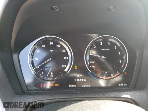 2018 BMW 2 Series 230i with VIN WBA2J1C55JVD09308, listed as a Copart auction lot 69822253 with 49,809 mi miles. Bid and sale history available at carsss.com. Image 9.
