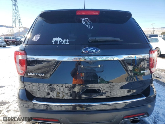 2019 Ford Explorer Limited with VIN 1FM5K8FH6KGA17466, listed as a Copart auction lot 42386675 with 72,191 mi miles and Salvage Title. Bid and sale history available at carsss.com. Image 6.