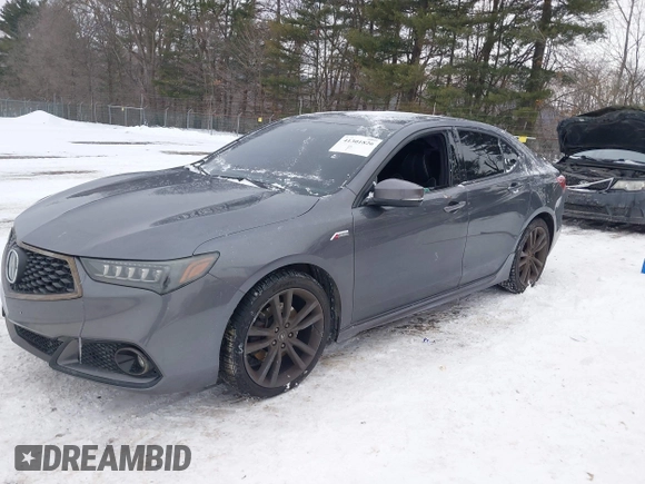 2018 Acura TLX w/A-SPEC Pkg with VIN 19UUB3F66JA000350, listed as a IAAI auction lot 41301826 with 201,369 mi miles. Bid and sale history available at carsss.com. Image 18.
