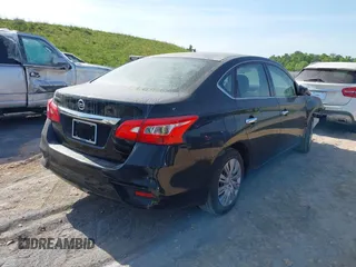 2017 Nissan Sentra S with VIN 3N1AB7AP6HY206348, listed as a IAAI auction lot 41693898 with 105,673 mi miles. Bid and sale history available at carsss.com. Image 4.