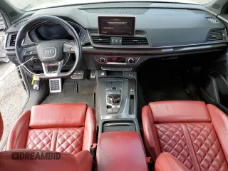 2020 Audi SQ5 Premium Plus with VIN WA1B4AFY1L2123096, listed as a Copart auction lot 41638784 with 31,705 mi miles and . Bid and sale history available at DreamBid. Image 8.