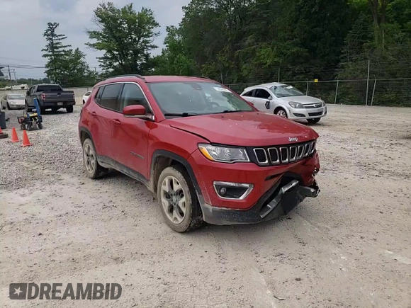 2021 Jeep Compass Limited with VIN 3C4NJDCB0MT572749, listed as a Copart auction lot 59844945 with 105,049 mi miles and Salvage title. Bid and sale history available at DreamBid. Image 15.