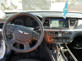 2017 Genesis G80 3.8L with VIN KMHGN4JE4HU193223, listed as a Copart auction lot 68315563 with 34,690 mi miles and Salvage Title. Bid and sale history available at carsss.com. Image 8.
