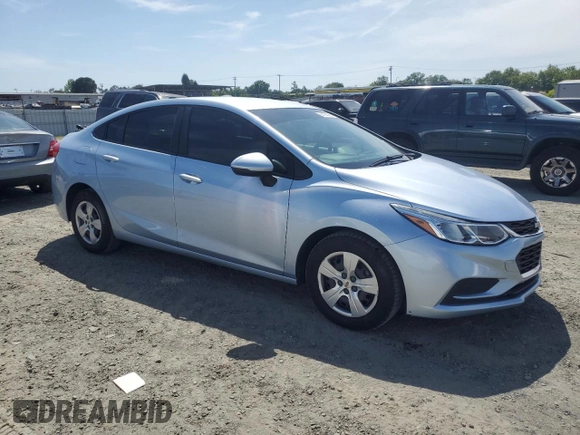 2018 Chevrolet Cruze LS with VIN 1G1BC5SM6J7227319, listed as a Copart auction lot 55156295 with 93,170 mi miles and Salvage Title. Bid and sale history available at DreamBid. Image 4.