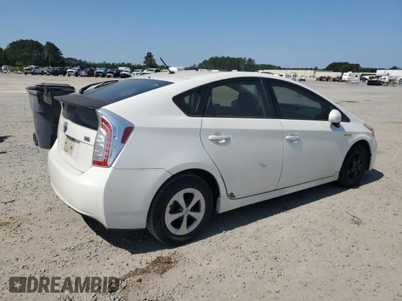 2012 Toyota Prius One with VIN JTDKN3DU2C5417524, listed as a Copart auction lot 55421895 with 253,134 mi miles and Clean Title. Bid and sale history available at DreamBid. Image 3.