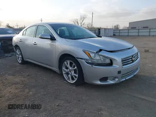 2012 Nissan Maxima SV with VIN 1N4AA5AP8CC866483, listed as a IAAI auction lot 41823966 with 93,535 mi miles and . Bid and sale history available at DreamBid. Image 1.