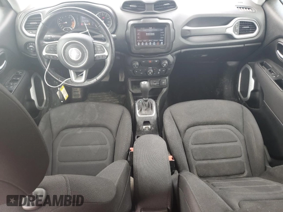 2018 Jeep Renegade Latitude with VIN ZACCJABB5JPH11414, listed as a Copart auction lot 57204235 with 73,097 mi miles and Salvage title. Bid and sale history available at DreamBid. Image 8.