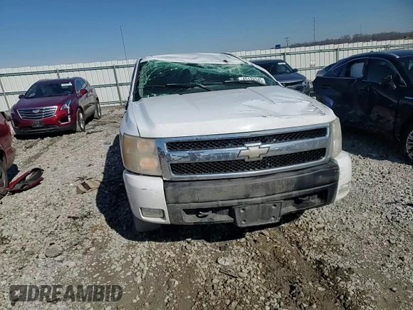 2007 Chevrolet Silverado 1500 1LT with VIN 2GCEK19J371608191, listed as a Copart auction lot 45173345 with 163,017 mi miles and Salvage Title. Bid and sale history available at DreamBid. Image 10.