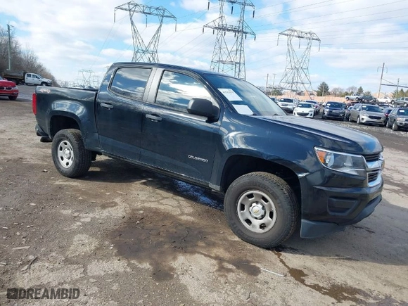 2018 Chevrolet Colorado 4WD Work Truck with VIN 1GCGTBEN2J1101865, listed as a IAAI auction lot 41543479 with 86,318 mi miles. Bid and sale history available at carsss.com. Image 1.