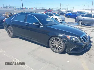 2016 Mercedes-Benz S 550 with VIN WDDUG8CB4GA225993, listed as a IAAI auction lot 41818925 with 72,053 mi miles and . Bid and sale history available at carsss.com. Image 1.
