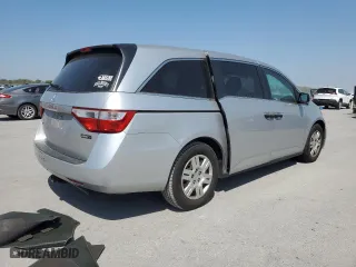 2011 Honda Odyssey LX with VIN 5FNRL5H29BB102144, listed as a Copart auction lot 52734315 with 229,758 mi miles and Salvage Title. Bid and sale history available at carsss.com. Image 3.