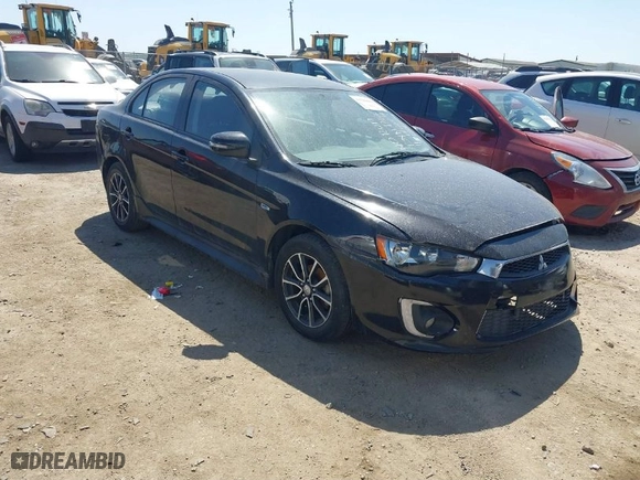 2017 Mitsubishi Lancer ES with VIN JA32U2FU1HU008159, listed as a IAAI auction lot 41782063 with 105,922 mi miles. Bid and sale history available at carsss.com. Image 1.