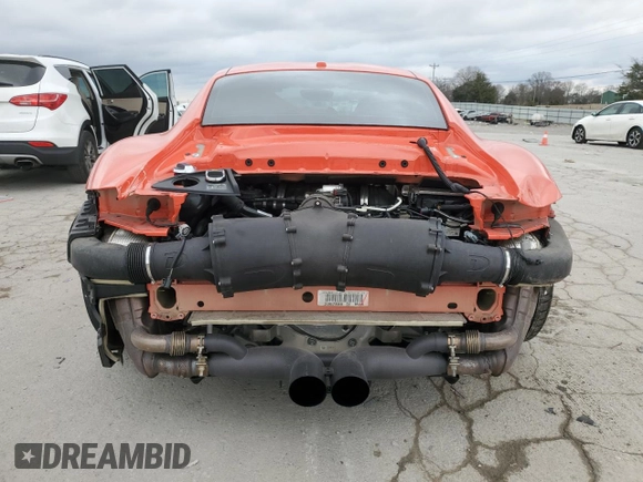 2016 Porsche 911 GT3 RS with VIN WP0AF2A92GS193245, listed as a Copart auction lot 44306855 with 19,949 mi miles and Salvage Title. Bid and sale history available at carsss.com. Image 6.